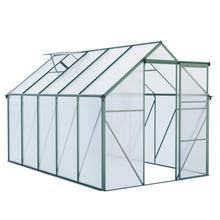 Load image into Gallery viewer, Polycarbonate house Raised Base And Anchor Aluminum Heavy Duty Walk-In houses For Outdoor Backyard In All Season
