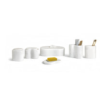 Load image into Gallery viewer, Elegant Natural Marble Bathroom Accessories Set
