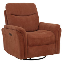 Load image into Gallery viewer, Beacon - Power Swivel Recliner With USB Charging And Adjustable Recline
