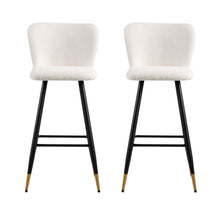 Load image into Gallery viewer, Modern Style Barstool, Tipped Ends, Suitable For Various Decoration Styles - White
