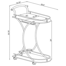 Load image into Gallery viewer, Allen - 2 Tier Bar Cart
