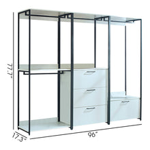 Load image into Gallery viewer, Fiona - Freestanding, Walk-In Closet System - White
