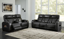 Load image into Gallery viewer, Boyington - 2 Pc. - Power Reclining Sofa And Loveseat - Black
