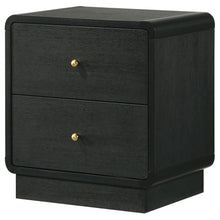 Load image into Gallery viewer, Burton - 2 Drawer Nightstand - Black
