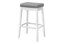 Load image into Gallery viewer, Comfortable Bar Stool, Bar Height, Saddle Seat, Transitional (Set of 2)
