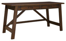 Load image into Gallery viewer, Baldridge - Home Office Large Leg Desk - Rustic Brown
