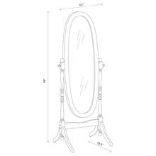 Load image into Gallery viewer, Dunne - Cheval Mirror With Oval Frame
