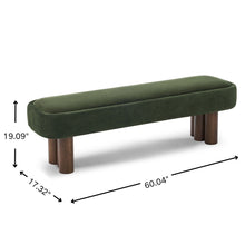 Load image into Gallery viewer, Chic Indoor Upholstered Dining Bench
