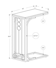 Load image into Gallery viewer, Elegant Accent Table, C - Shaped, Transitional
