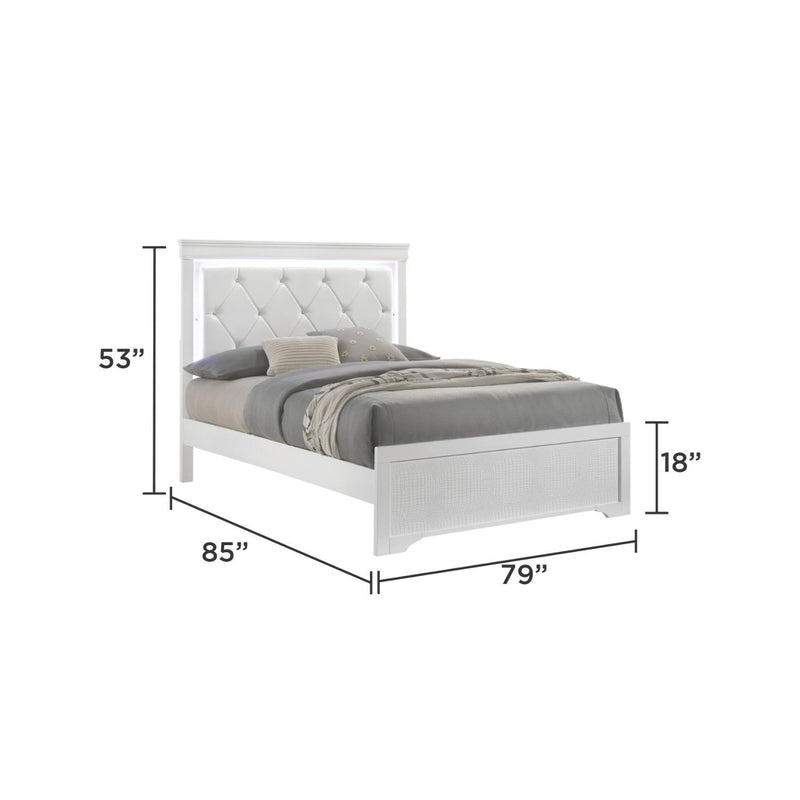 Blaze - Bedroom Set With LED Headboard