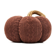 Load image into Gallery viewer, Pumpkin Ornament Decor For Holiday Harvest Festival Fall Festival &amp; Thanksgiving (Set of 2) - Dark Brown
