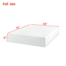 Load image into Gallery viewer, 6" Tea Memory Foam Mattress In Box, Fiberglass Free

