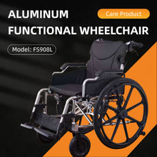 Load image into Gallery viewer, Lightweight Foldable Transport Wheelchair For Adults With Double X Force Support
