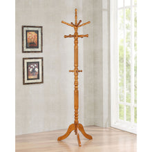 Load image into Gallery viewer, Cosman - 11 Hook Freestanding Coat Rack With Hanger - Brown
