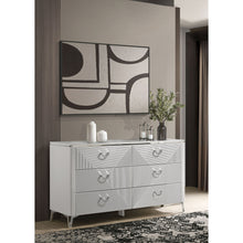 Load image into Gallery viewer, Buckley - 6 Drawer Dresser - Gloss White
