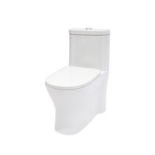 Load image into Gallery viewer, 1 Piece Toilet For Bathroom, Dual Flush 1.22/1.6 Gpf, Soft Closing Seat - White
