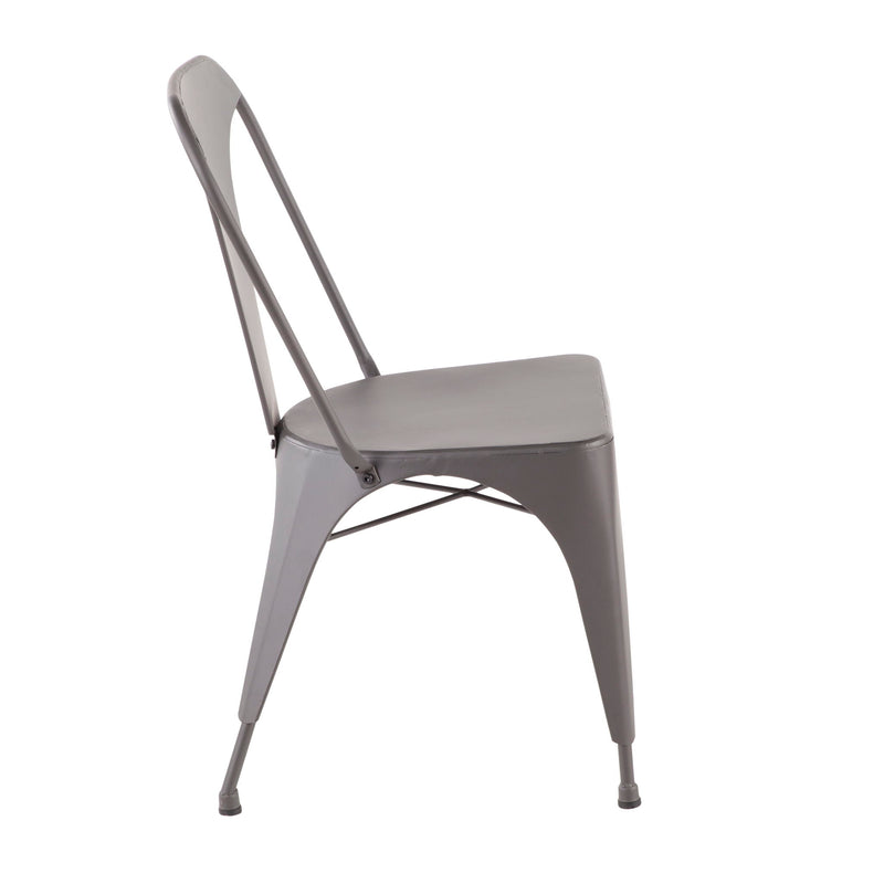 Austin - Industrial Dining Chair (Set of 2) - Gray