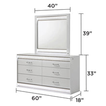 Load image into Gallery viewer, Glam - Mirror &amp; LED Lighting (Includes Mirror Only) - White
