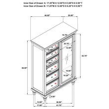 Load image into Gallery viewer, Berwick - 6 Drawer Chest With Door - Dark Oak
