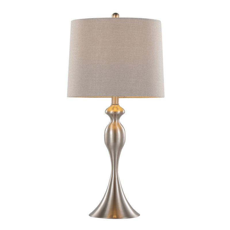 Ashland - Table Lamp (Set of 2) - Gray - Linen