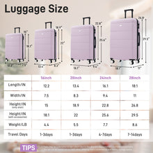 Load image into Gallery viewer, Hardshell Luggage Set 6 Piece With Duffel &amp; Toiletry Bag
