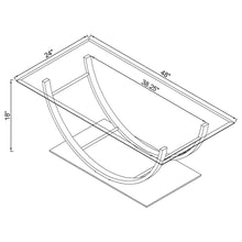 Load image into Gallery viewer, Garrett - 2 Piece Coffee Table Set - Chrome
