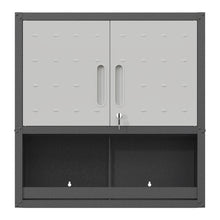 Load image into Gallery viewer, Metal Wall Mounted Tool Storage Cabinet With Locking Door, 1 Shelf &amp; 1 Drawer
