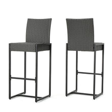 Load image into Gallery viewer, Outdoor Barstool With Hand Crafted Details (Set of 2)
