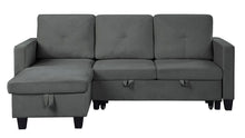 Load image into Gallery viewer, Nova - Reversible Sleeper Sectional Sofa With Storage Chaise
