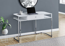 Load image into Gallery viewer, Computer Desk For Home Office, Laptop, Storage Drawers, Contemporary And Modern - White

