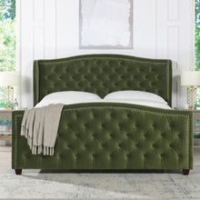 Load image into Gallery viewer, Marcella - Upholstered Shelter Headboard Bed Set
