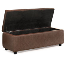 Load image into Gallery viewer, Hamilton - Upholstered Storage Ottoman
