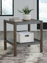 Load image into Gallery viewer, Kallenny - Rectangular End Table - Brown / Gray
