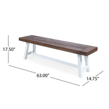 Load image into Gallery viewer, Tranquilizer - Outdoor Acacia Wood Bench With Slat Panel Design
