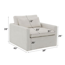Load image into Gallery viewer, Naveen - Swivel Chair With 1 Toss Pillow
