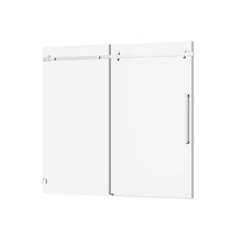 Load image into Gallery viewer, Frameless Tub Sliding Shower Door With Easy Clean Coating
