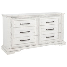Load image into Gallery viewer, 6 Drawer Bedroom Dresser Cabinet - Vintage
