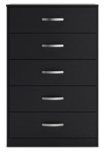 Load image into Gallery viewer, Finch - Five Drawer Chest - 46" Height - Black
