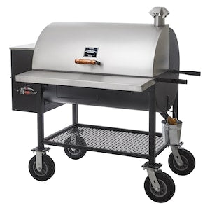 Pitts & Spitts- MAVERICK 2000 WOOD PELLET GRILL W/ 8-Inch Wheel Upgrade