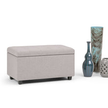 Load image into Gallery viewer, Cosmopolitan - Upholstered Storage Ottoman
