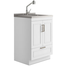Load image into Gallery viewer, Cardinal - Laundry Cabinet With Faucet And Sink - White - Wood
