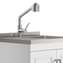 Load image into Gallery viewer, Cardinal - Laundry Cabinet With Faucet And Sink - White - Wood
