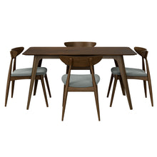 Load image into Gallery viewer, 5 Piece Dining Set With Ergonomic Chairs
