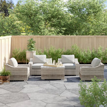 Load image into Gallery viewer, Stylish Sofa Seating Group With Cushions Perfect For Outdoor Gatherings
