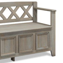 Load image into Gallery viewer, Amherst - Handcrafted Entryway Storage Bench
