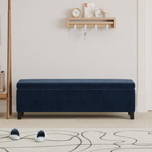 Load image into Gallery viewer, Upholstered Storage Ottoman Bench
