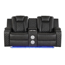 Load image into Gallery viewer, Benz - Power Reclining Loveseat &amp; LED Lighting And Built In USB

