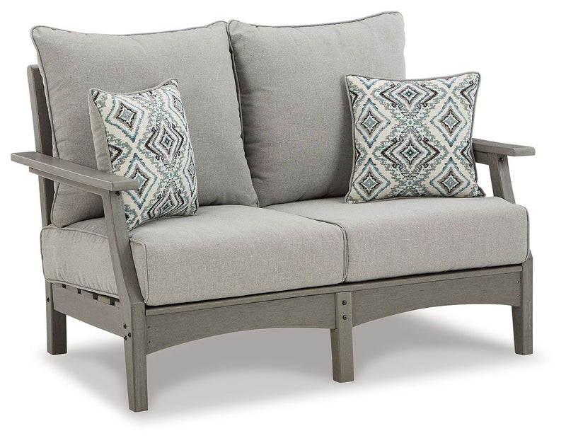 Visola - Loveseat With Cushion - Gray