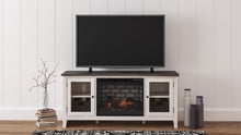 Load image into Gallery viewer, Dorrinson - TV Stand With Fireplace Insert
