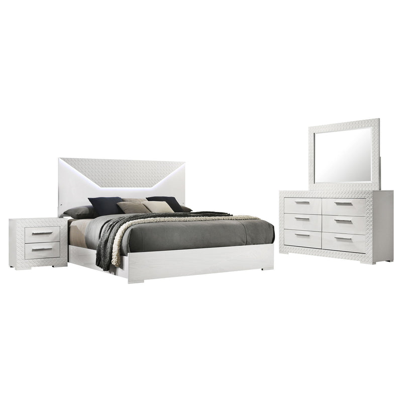 Pierce - Bedroom Set With LED Lighting